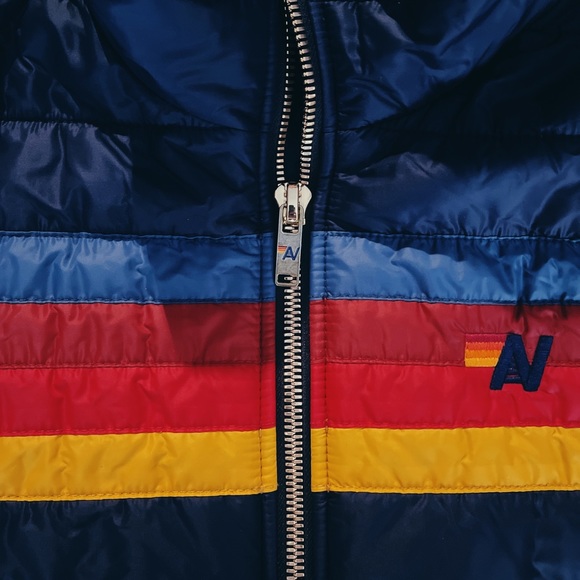 AMAZING LIKE NEW Aviator Nation Mens Navy 4 Stripe Jacket FREE SHIPPING - Picture 3 of 6